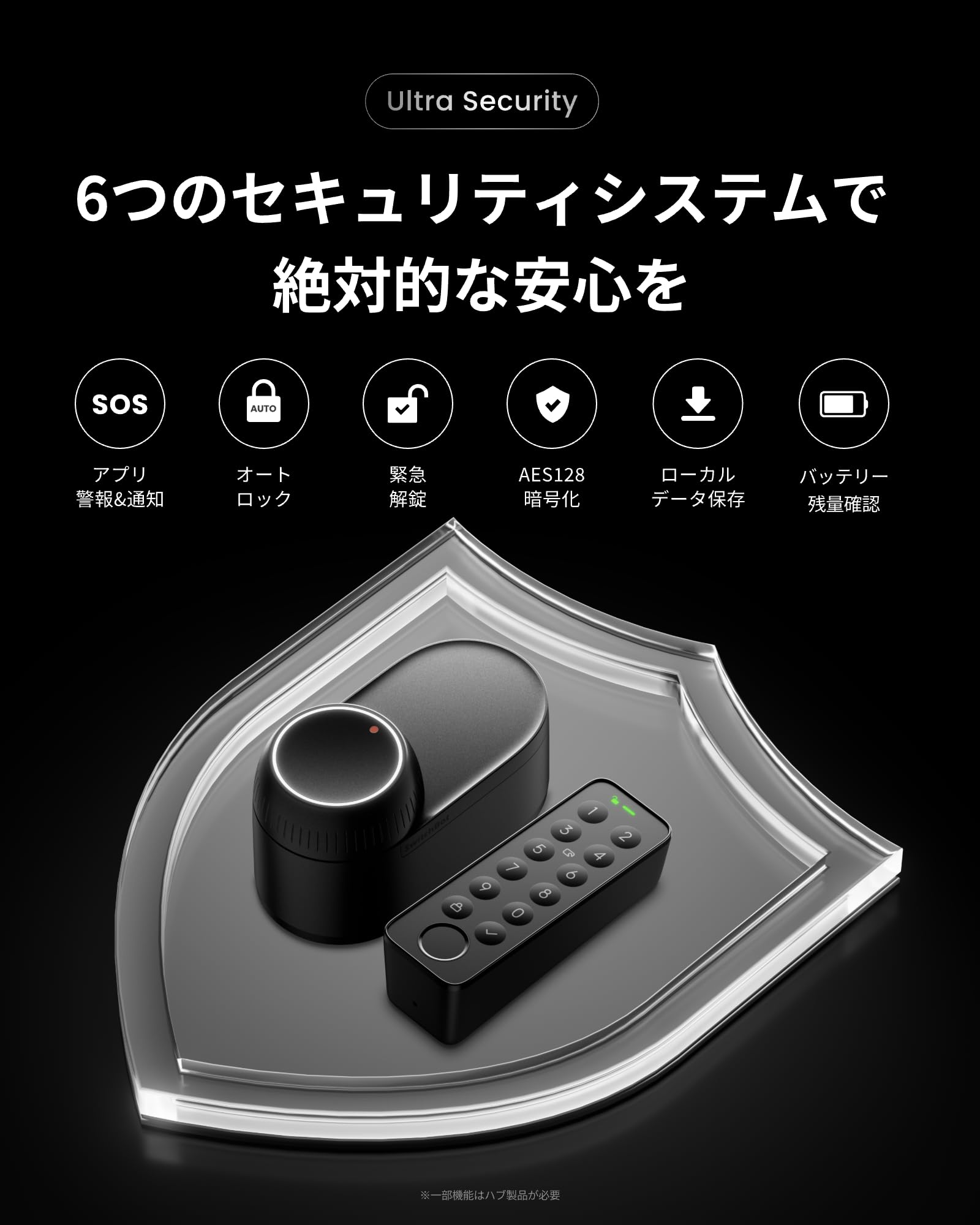 Amazon | 【1ドア2ロック】 SwitchBot スマートロック Ultra 指紋認証