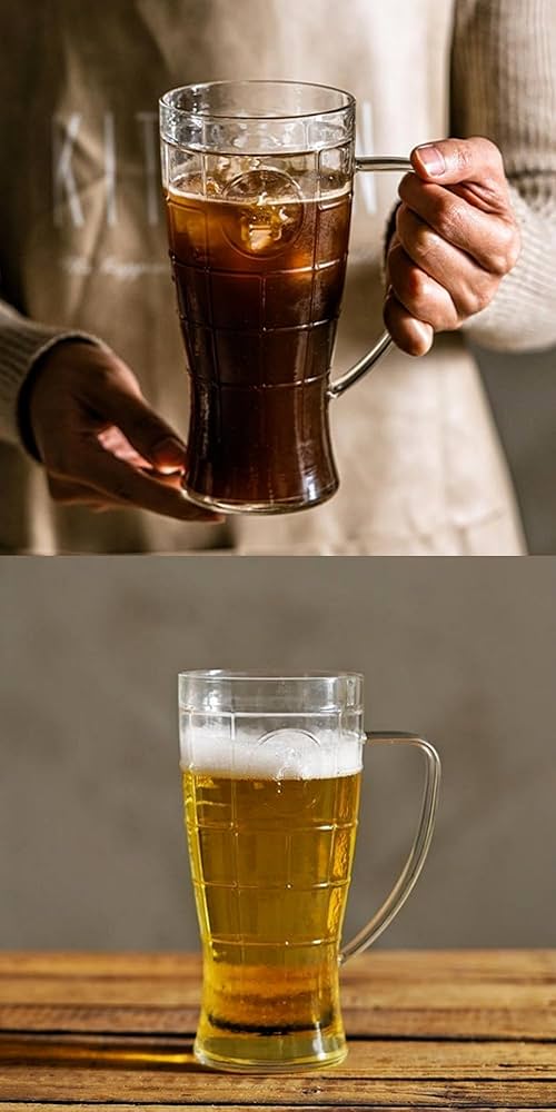 アンティーク 銅ブロンズ 耐熱グラスジョッキ 昭和 ビール グラス