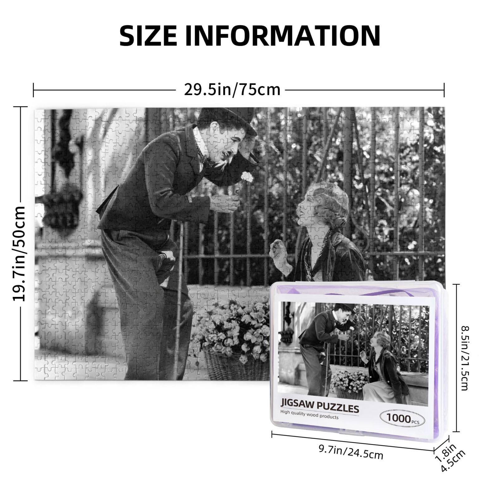 Amazon.co.jp: 1000ピース ジグソーパズル チャールズ・チャップリン