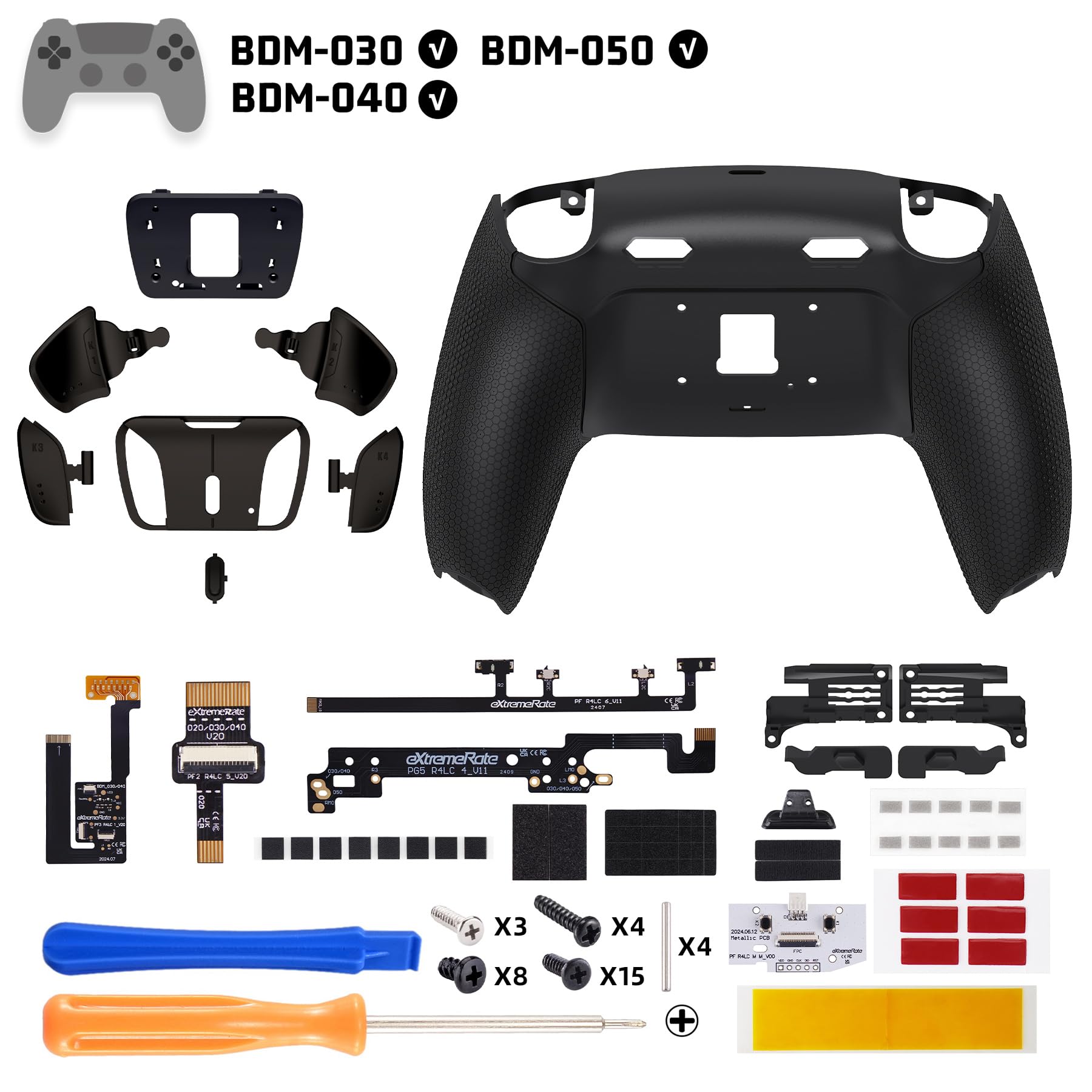 Amazon.co.jp: eXtremeRate PS5コントローラーBDM-030 040 050対応