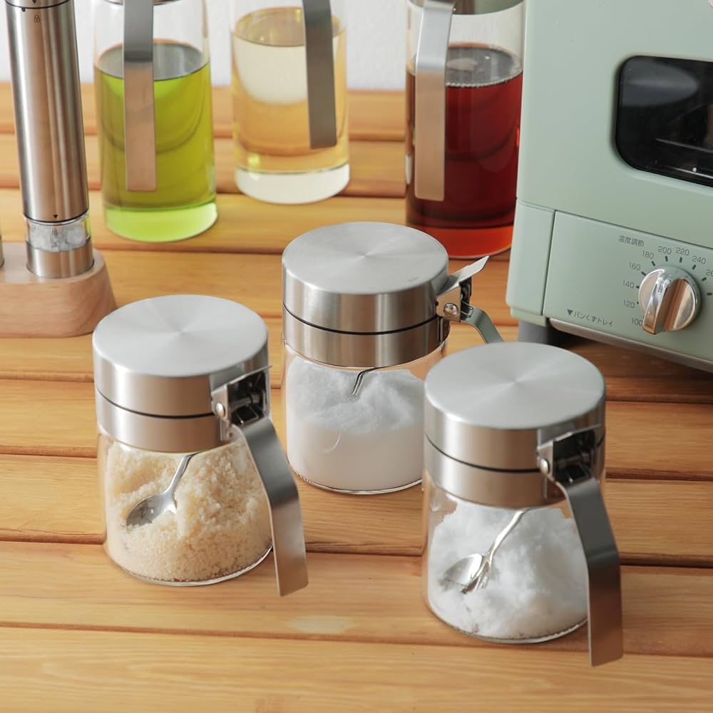 Amazon｜刻印済 ダルトン DULTON スパイスジャー ウィズ スプーン R615