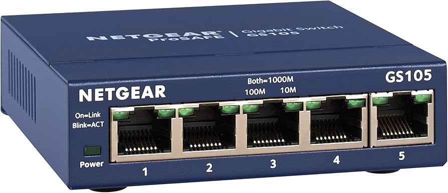 Amazon.com: NETGEAR 5-Port Gigabit Ethernet Unmanaged Switch