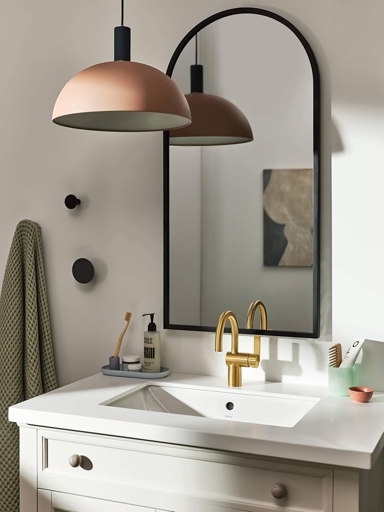 Moen White Vitreous China Undermount Sink, 23.625 X 14.75 X 7 Inch