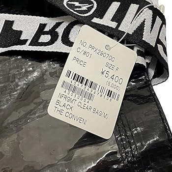 Amazon.co.jp: THE CONVENI fragment NFRGMT CLEAR BAG バッグ