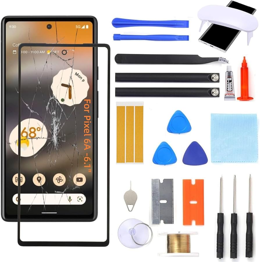 Amazon.co.jp: UYGHHK Pixel 6A スクリーン交換 フロントガラス