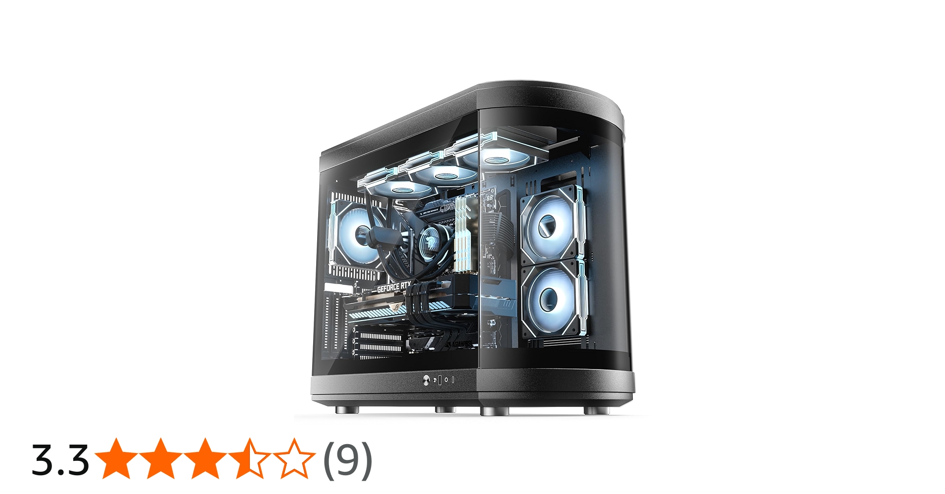 Amazon.co.jp: AsiaHorse ATX PCケース ミドルタワー デュアル