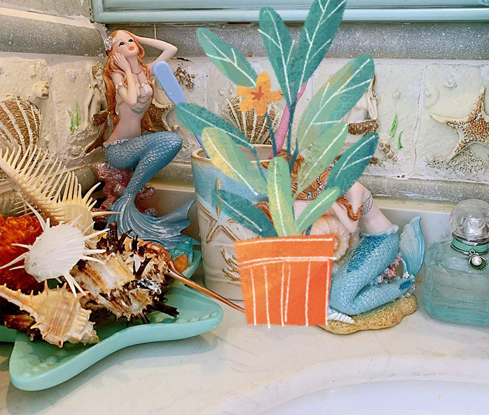 Amazon | OMEM アクアリウム オーナメント 家の装飾 かわいい人魚姫