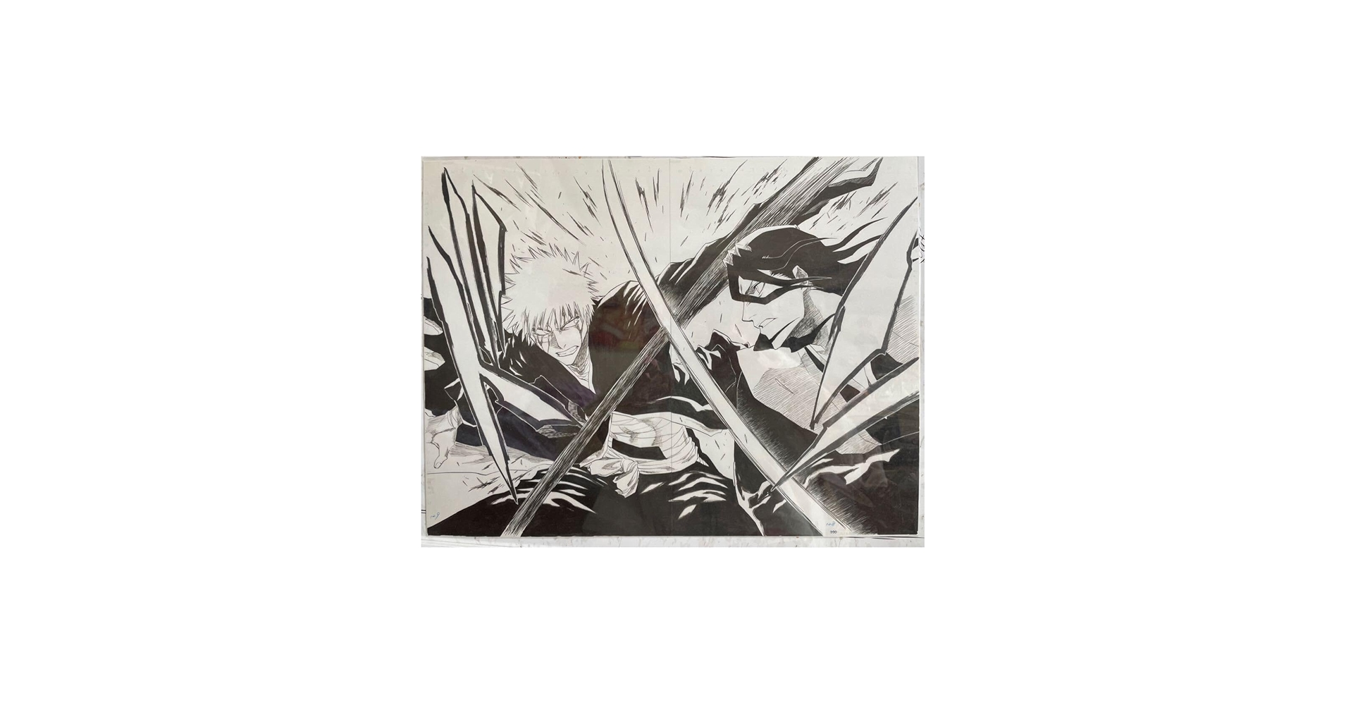 Amazon.co.jp: BLEACH EX. 原画展 複製原稿 165. 黒崎一護 朽木白哉