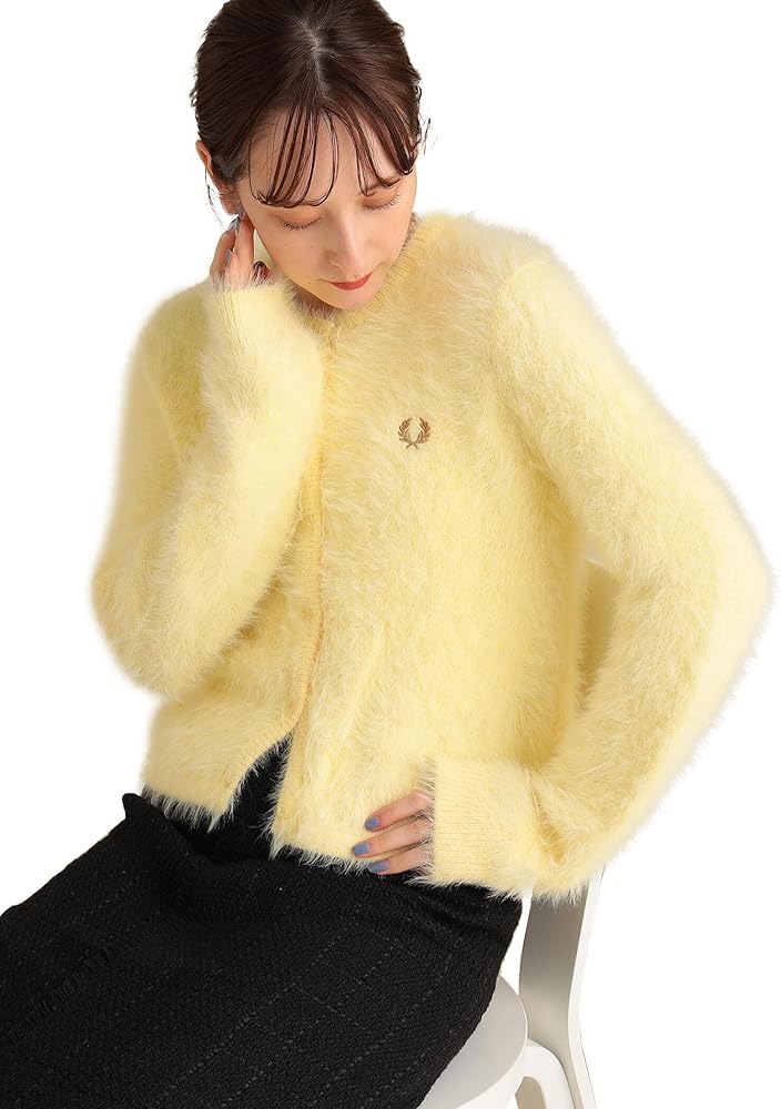 Amazon | [レイビームス] ニット セーター FRED PERRY 別注 シャギー