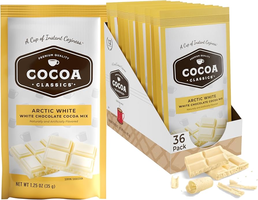 Amazon.com : Cocoa Classics Arctic White Cocoa Mix, Hot Chocolate
