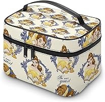 Amazon.co.jp: 美女と野獣 ベル 化粧ポーチ おしゃれ メイクボックス