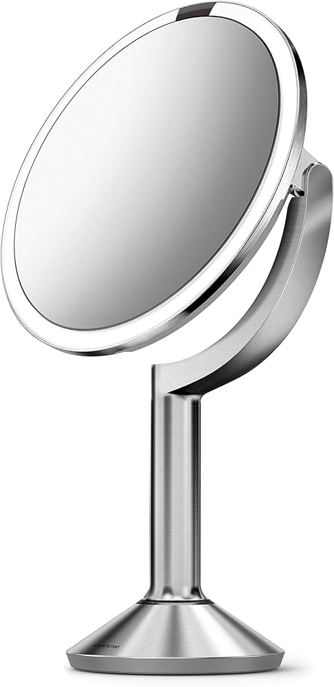 Amazon.co.jp: simplehuman センサーミラー トリオ 直径20cm 拡大率1倍
