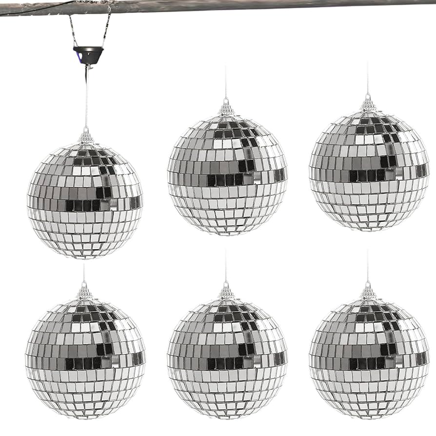 Amazon.co.jp: ミラーボール - 吊り下げリング付きミラーボール |反射