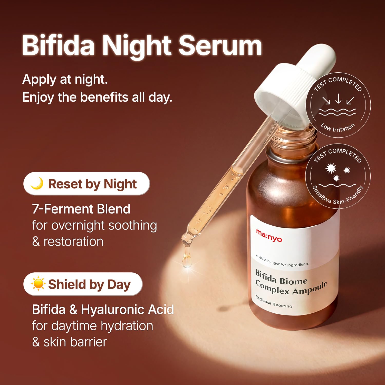 Amazon.com: MANYO Bifida Biome Complex Ampoule Serum, Night Serum