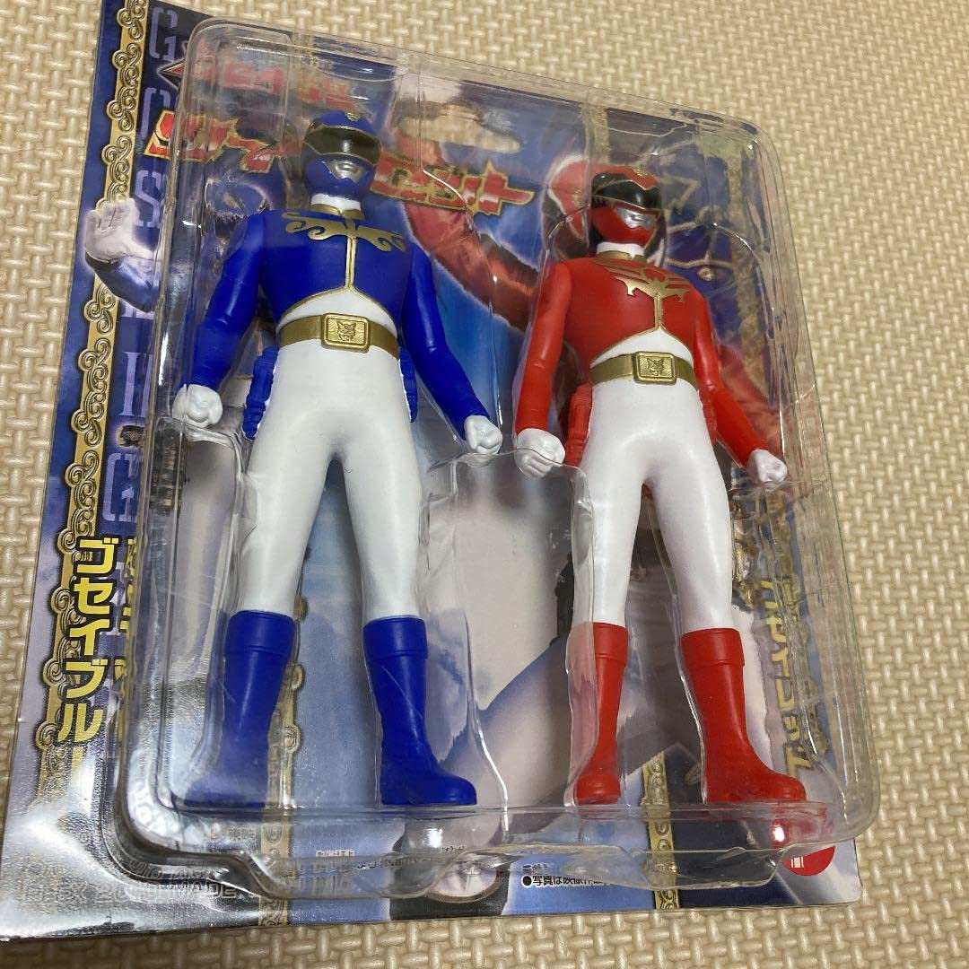 Amazon.co.jp: 天装戦隊 ゴセイジャー ツインセット ソフビ : おもちゃ