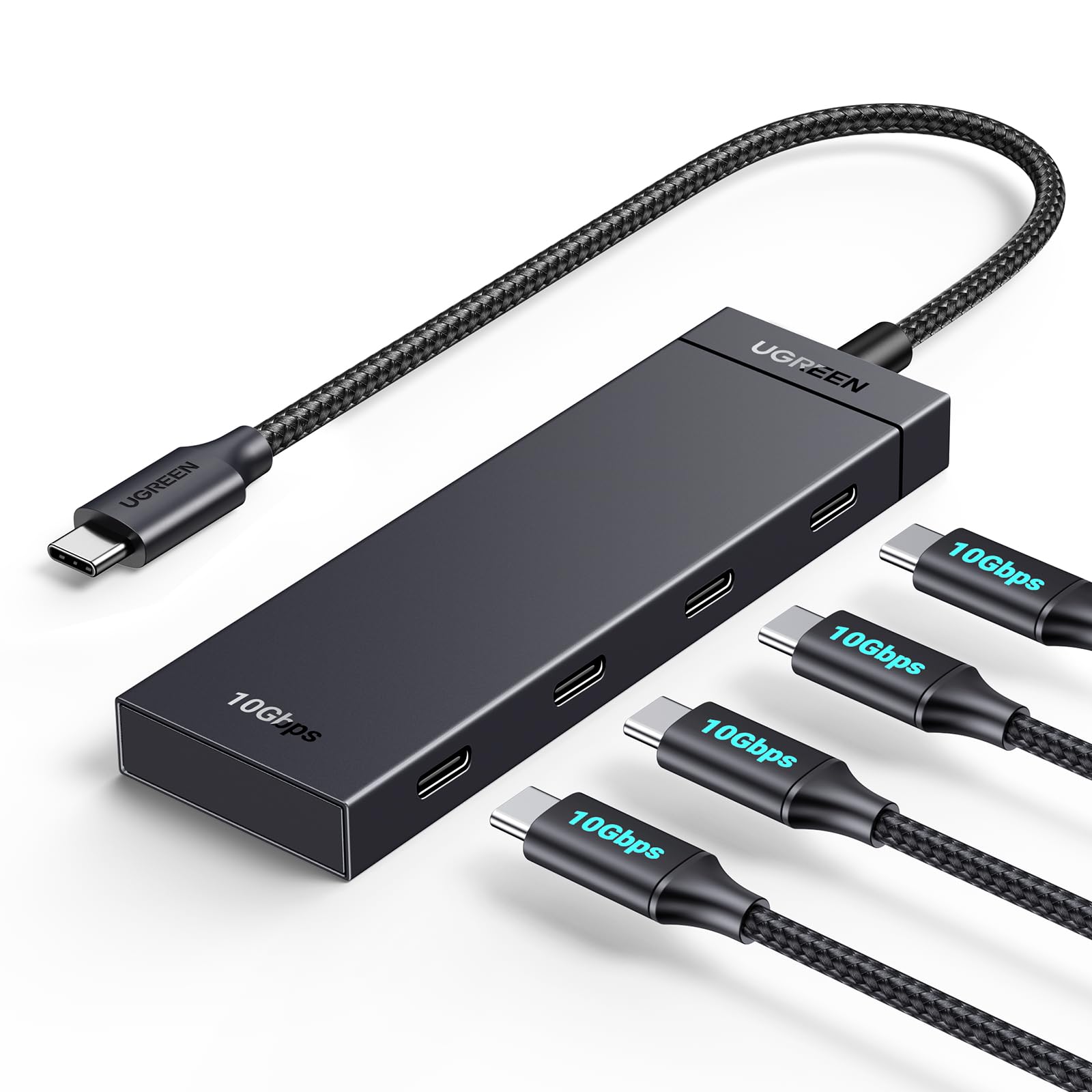 Amazon.com: UGREEN USB-C Hub 4-Port 10Gbps Data Only USB 3.2 Hub