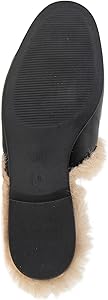 Amazon.com | BCBGeneration ZORIE-2, Flat Fur Lined Mule, Black