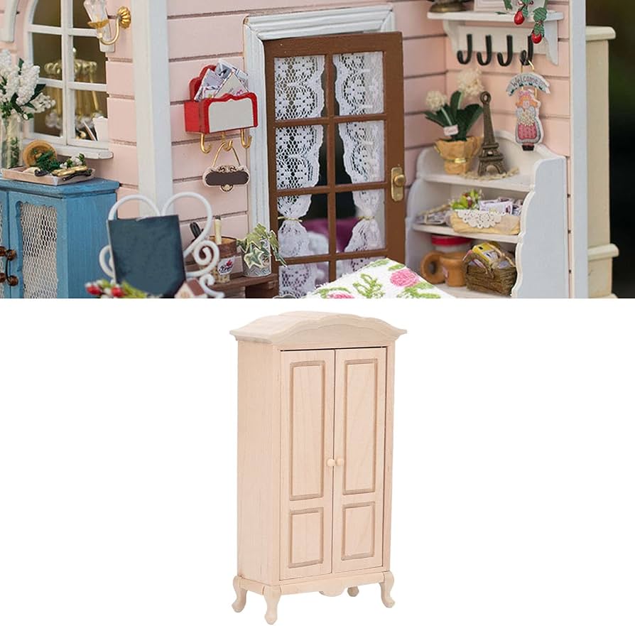 Amazon | ドールハウス ミニチュア ワードローブ ドールハウス 家具