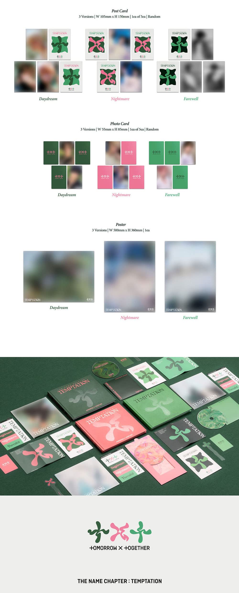 Amazon.com: TXT: The Name Chapter - Temptation (Farewell Version