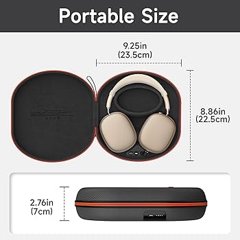 Amazon.com: Charging Case for AirPods Max 1 & 2 - Travel Headphone