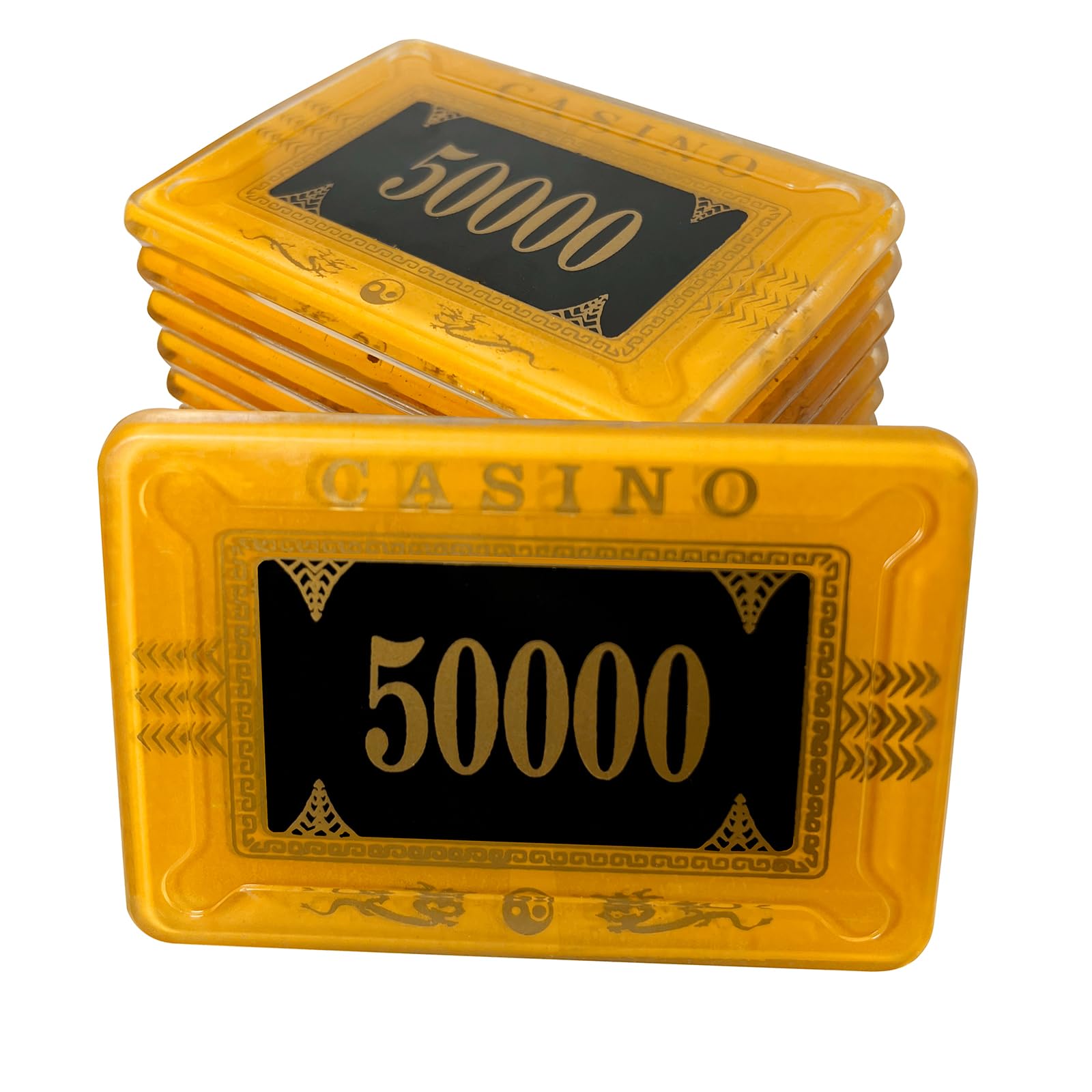 Amazon | TX GIRL アクリル製 ポーカーチップ カジノチップ チップ