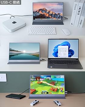 Amazon.co.jp: Intehill モバイルモニター 4k 15.6インチ サブモニター
