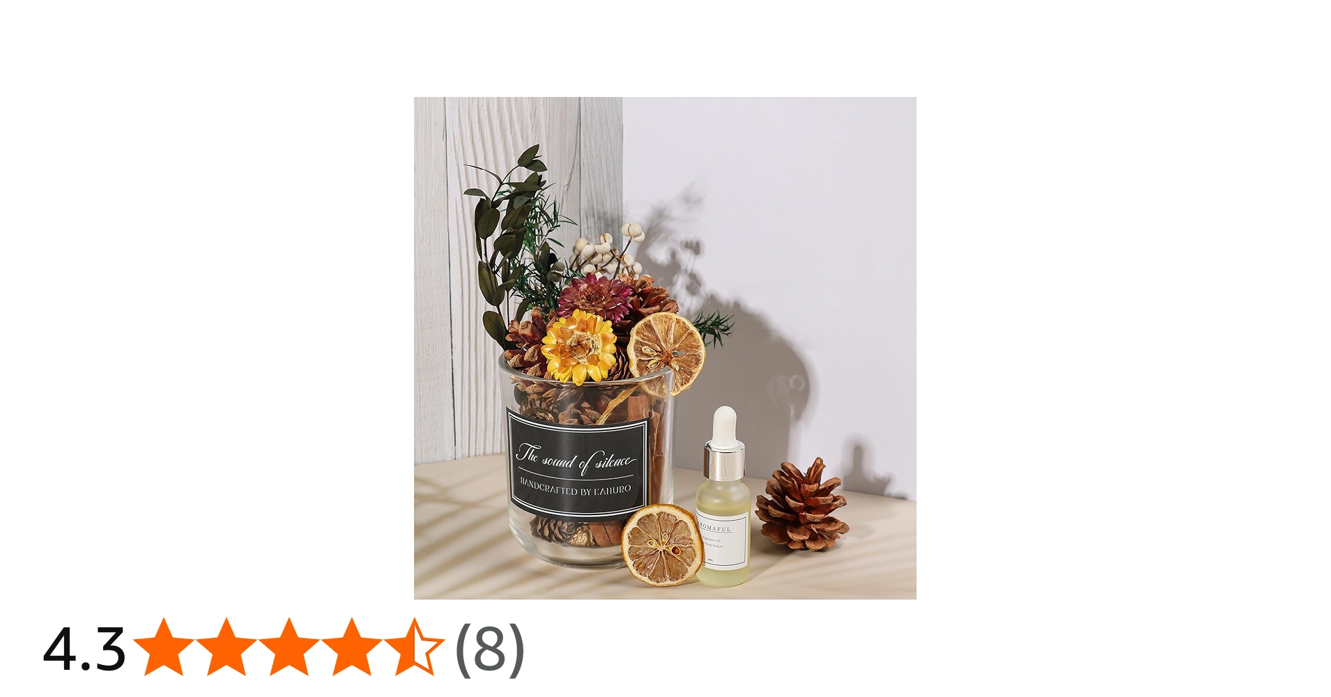 Amazon.co.jp: Kahuro ドライフラワーアロマセット【ドライフラワー9種