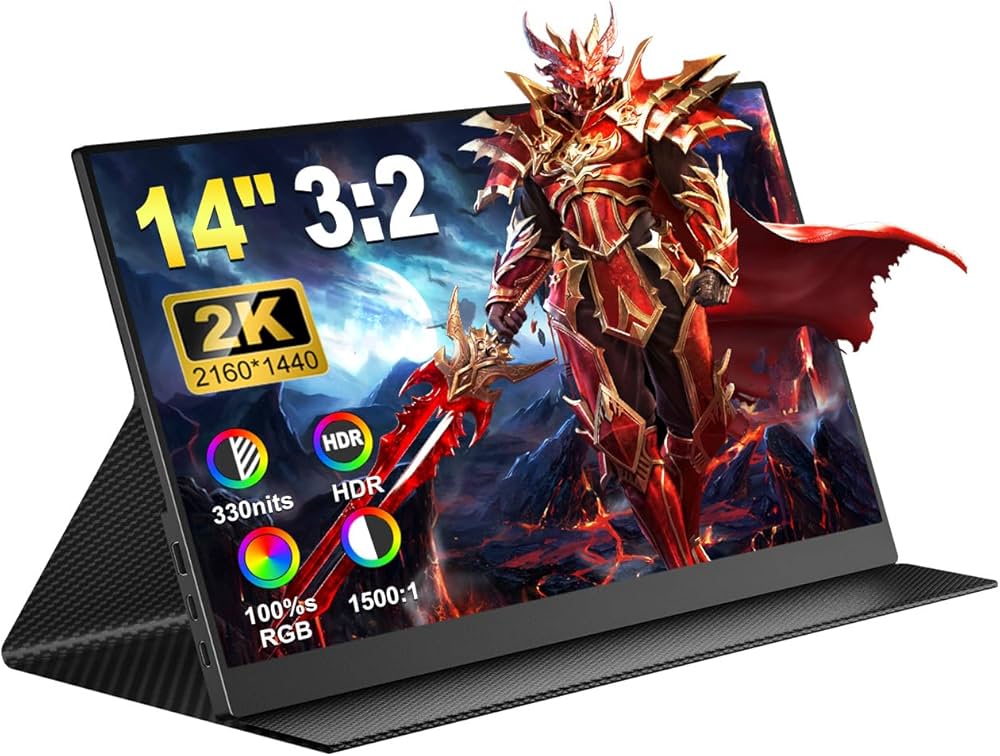 Amazon.co.jp: モバイルモニター CNBANAN 14インチ 2K解像度