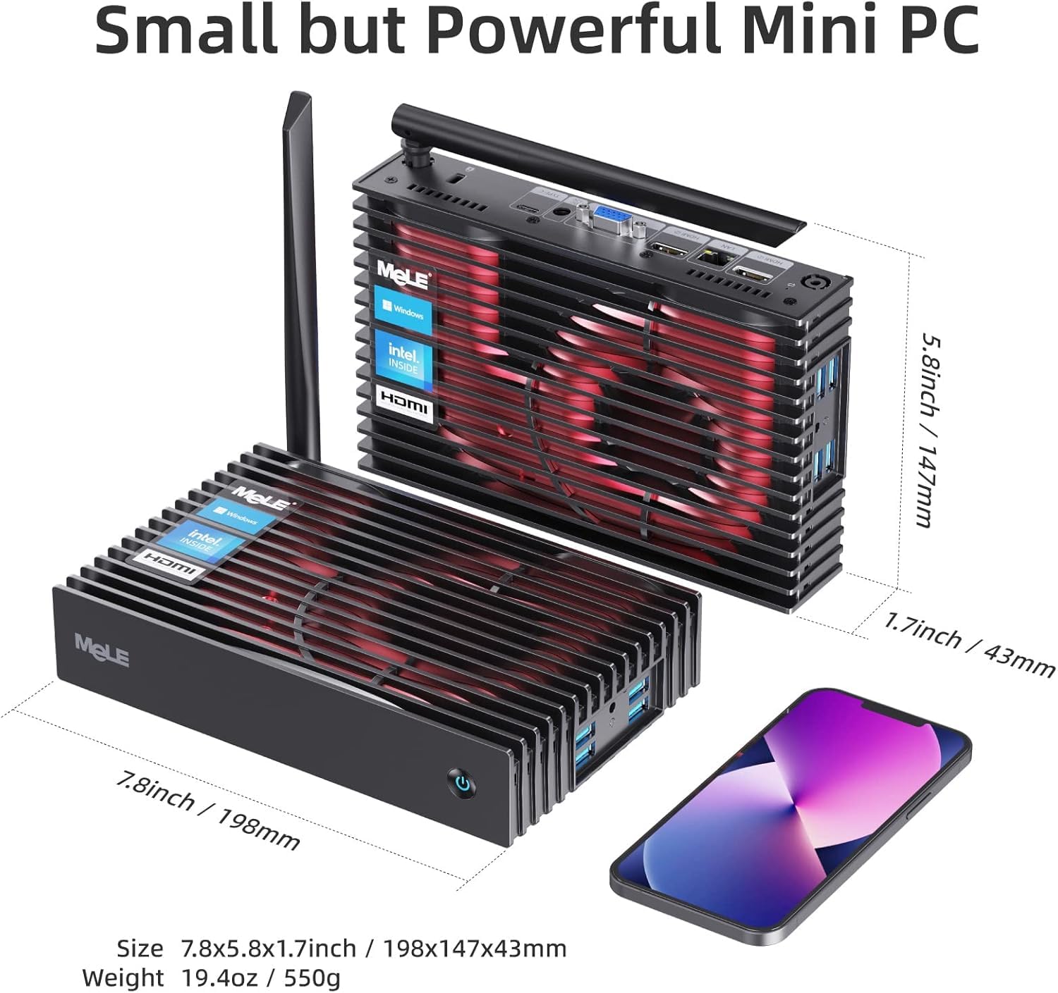 Amazon.co.jp: ファンレス ミニPC Celeron J4125 8GB DDR4 128GB eMMC