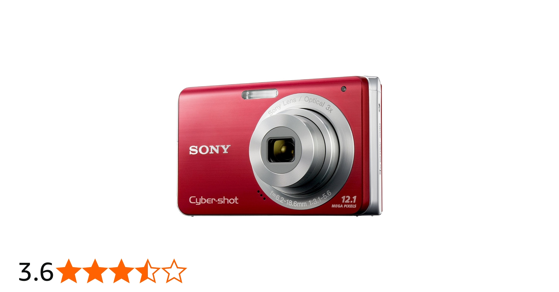 Amazon | Sony Cybershot DSC-W190 12.1MP Digital Camera with 3x