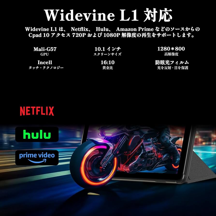 Amazon.co.jp: 新登場·Android 15 タブレット 10インチ Wi-Fiモデル