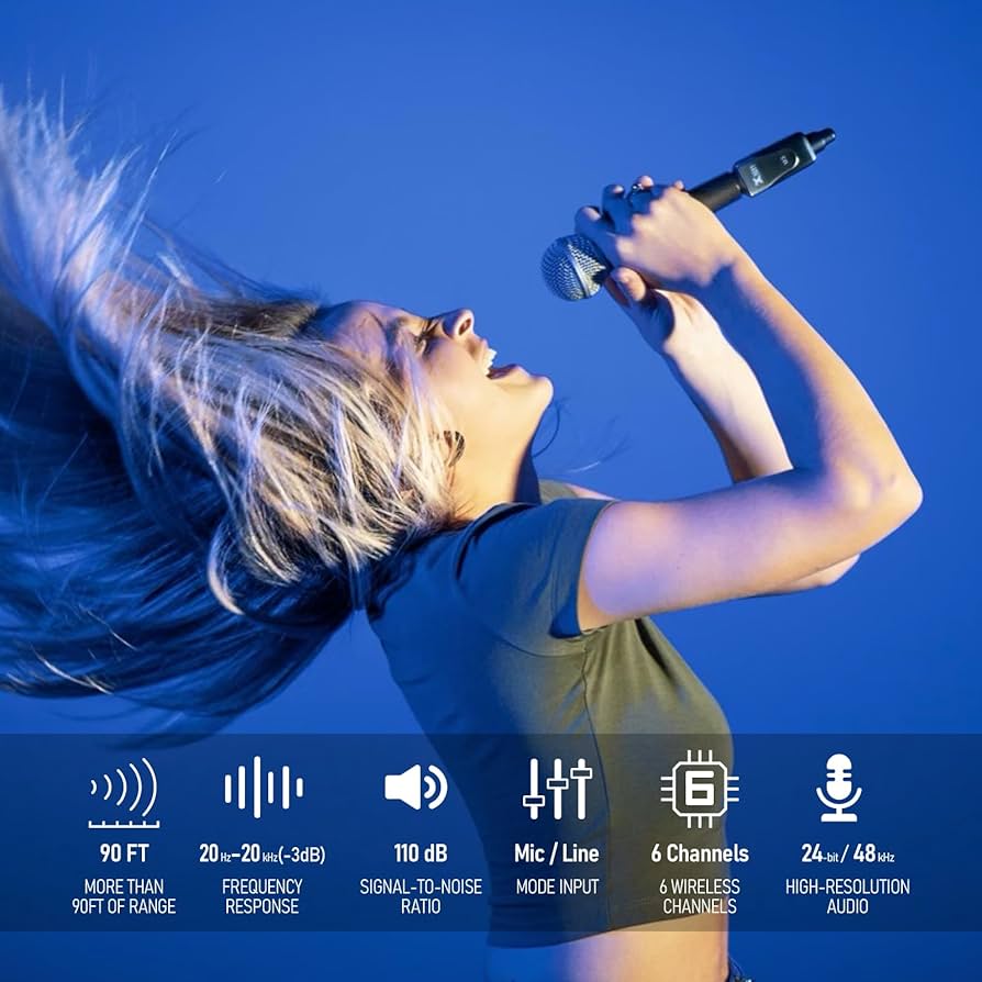 Amazon | XVIVE エックスバイブ マイクロフォン・デジタルワイヤレス