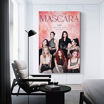 KOREAN XG Mascara ALBUM COVER IDOLES ARTIST HD Print on Canvas