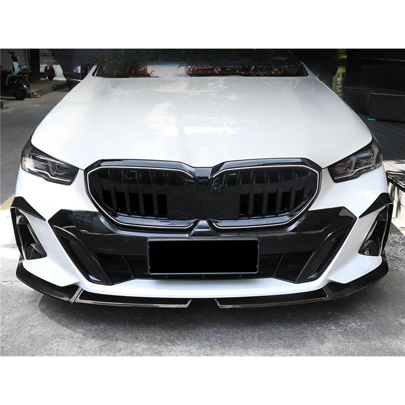 Amazon | 車用フロントキドニーグリル ABS ブラック フロントバンパー