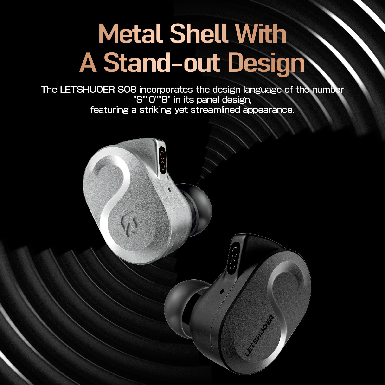 Amazon.co.jp: Letshuoer S08 第4世代インイヤーモニターイヤホン