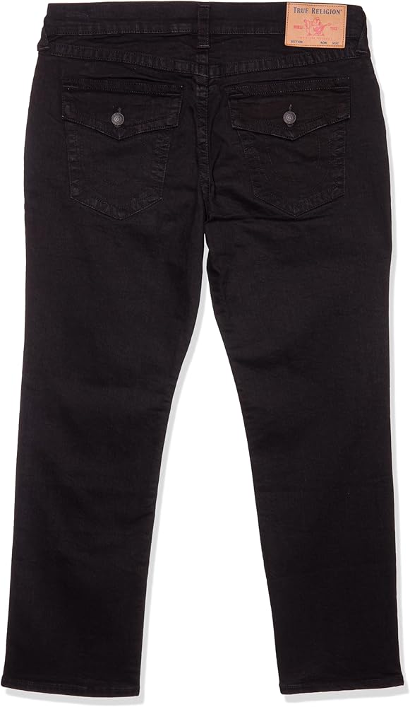 True Religion Men's Ricky Straight Leg Jeans with Back Flap