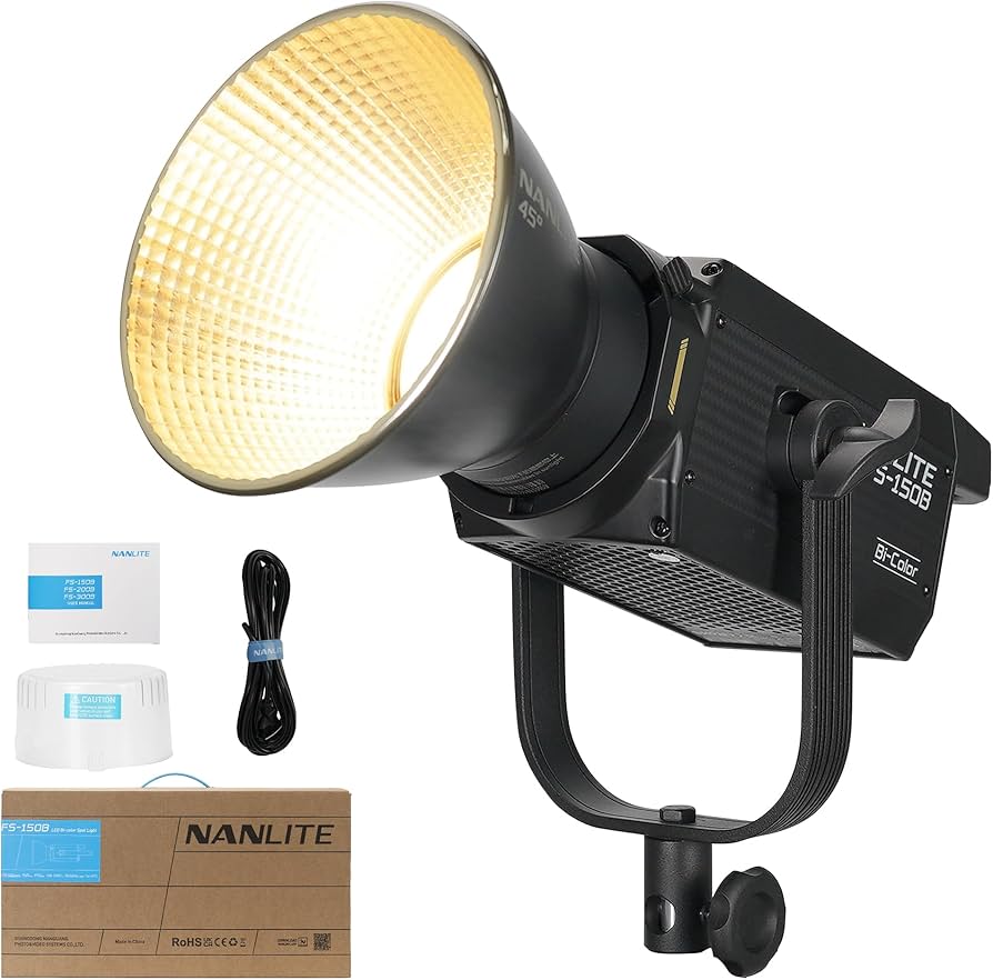 Amazon.com : Nanlite FS-150B 175w Studio Spotlight, 2700K-5600K