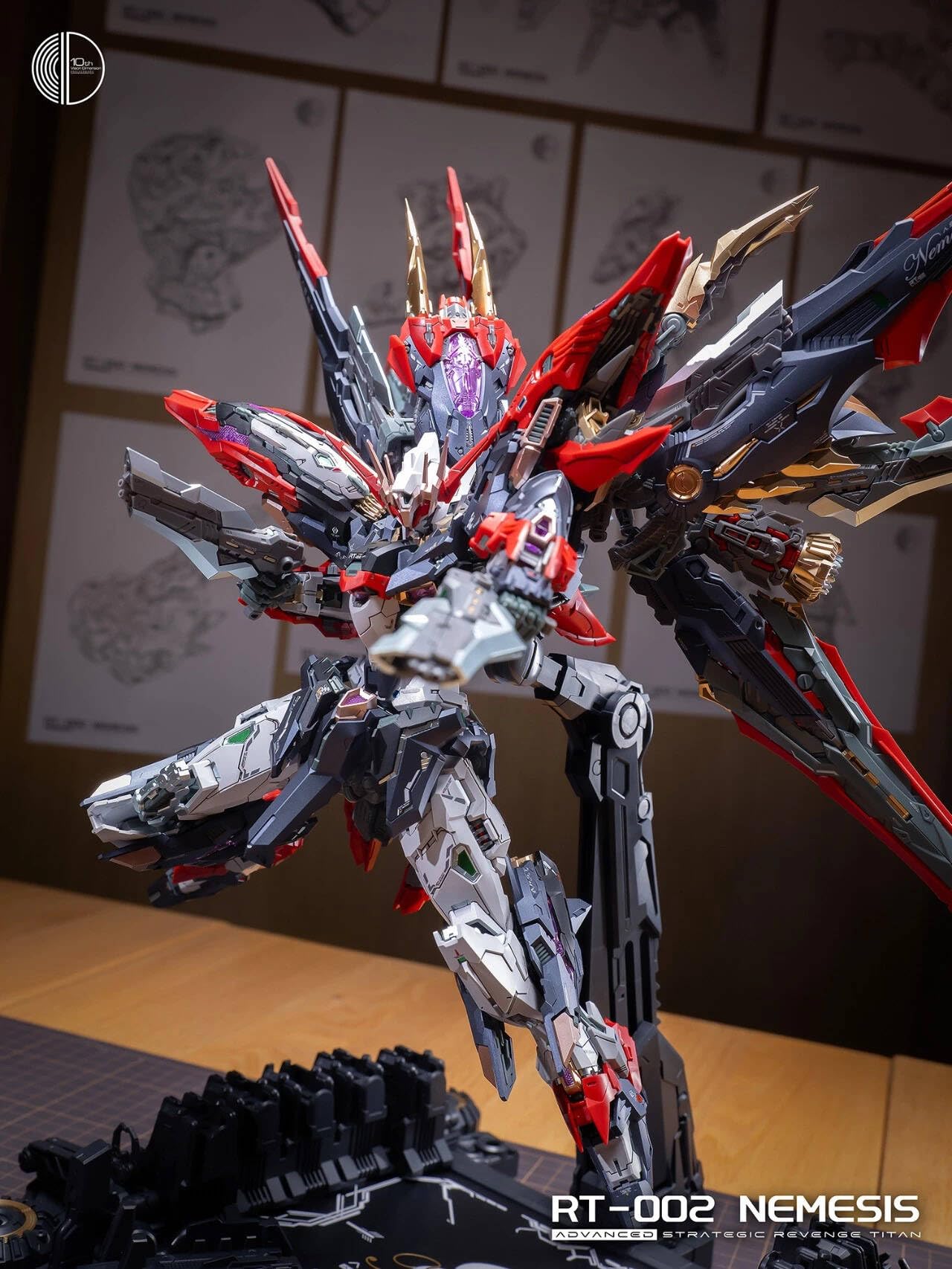 Amazon | 無限维度 1/100 機甲 復讐女神 Nemesis 組立モデル可動