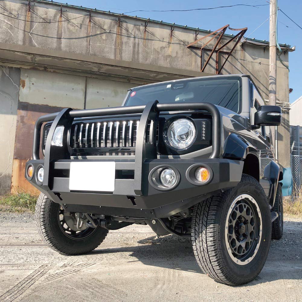 Amazon | 新型ジムニーシエラ JB74w フロントスチールバンパー B_Type