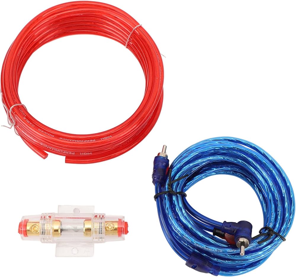 Amazon.co.jp: サブウーファーアンプ配線キット、60Aヒューズ付き10