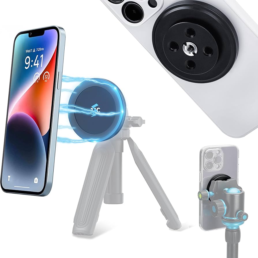 Amazon.co.jp: 【MagSafe 三脚マウント】JJC 磁気 スマホホルダー