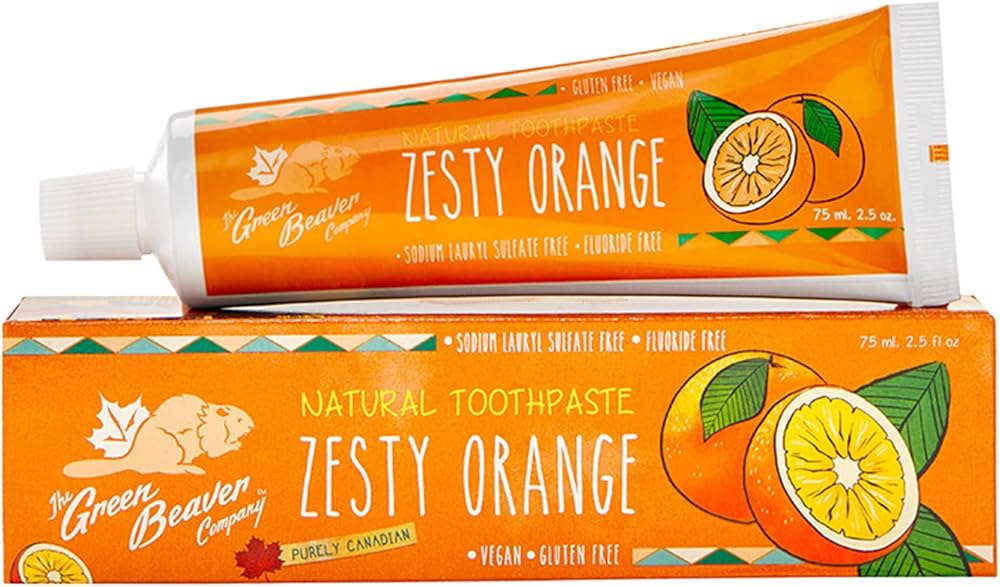 Amazon.com : Orange Zesty Fluoride-Free Toothpaste : Health