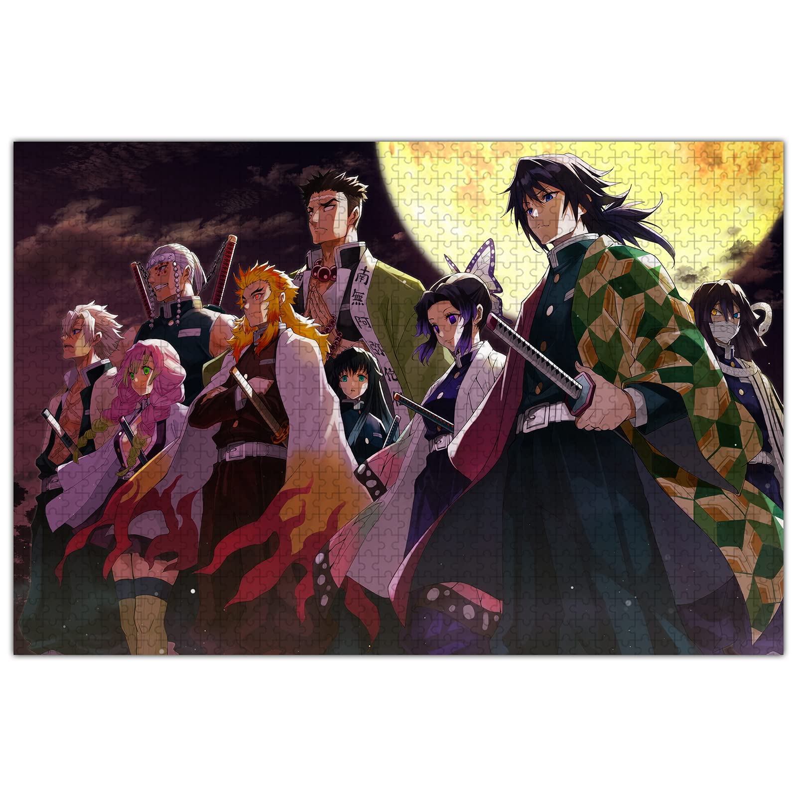 Amazon | 鬼滅の刃 パズル 1000ピース 柱合会議 全てキャラクタ 全员