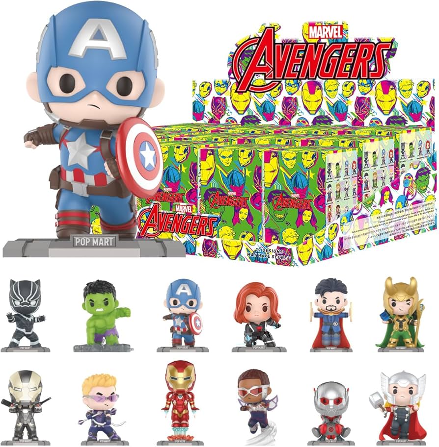 Amazon.co.jp: POP MART MARVEL アベンジャーズ シリーズ【1ピース