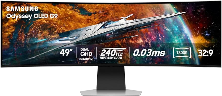 Amazon.com: SAMSUNG LS49CG954SNXZA-RB 49'' Odyssey Neo G9 OLED