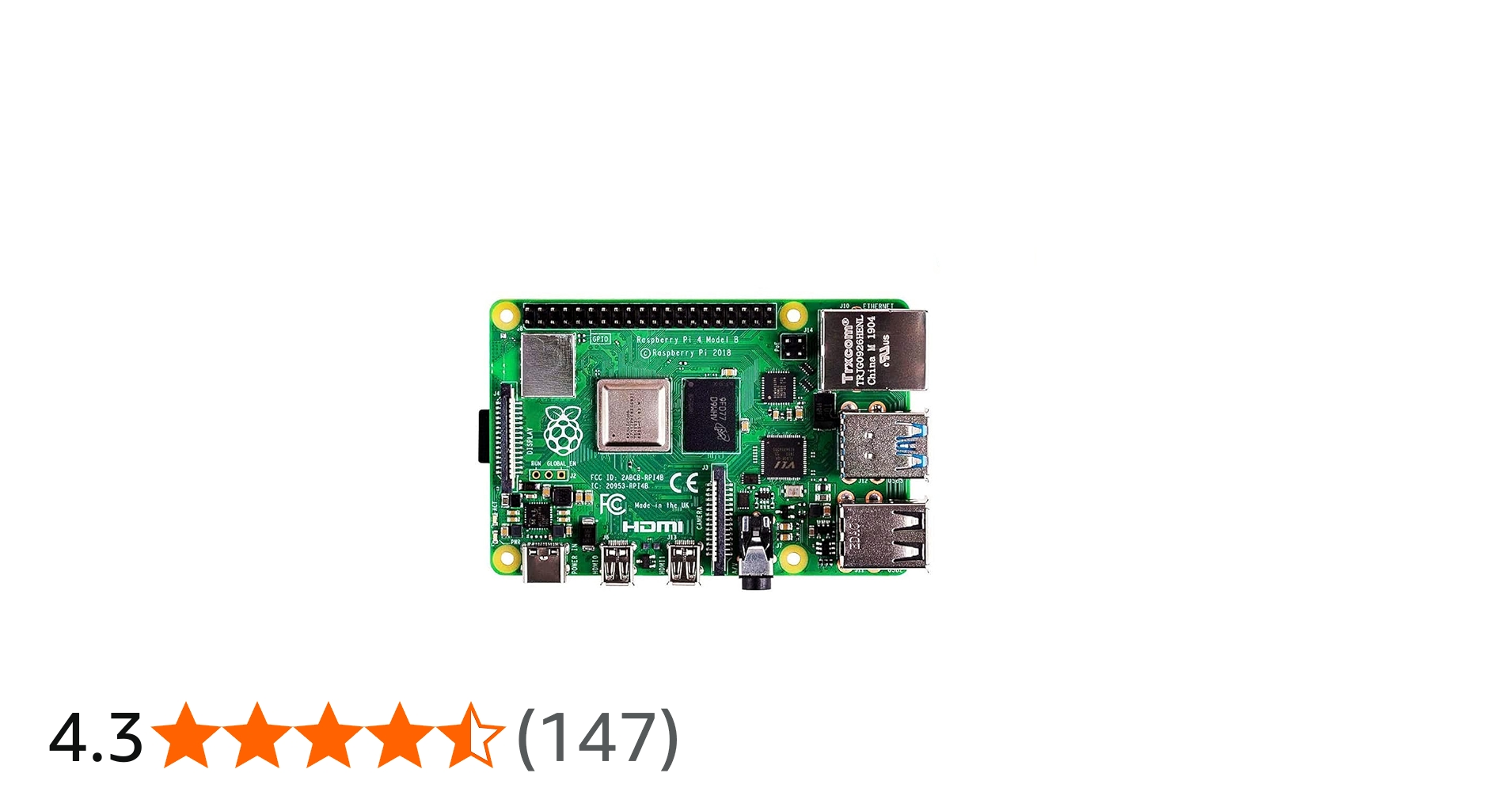 Amazon.co.jp: ラズベリーパイ 4 コンピューターモデルB 8GB Raspberry