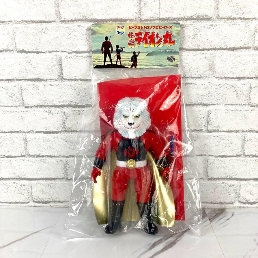 Amazon.co.jp: メディコムトイ 快傑ライオン丸 ソフビ フィギュア