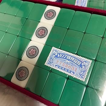 Amazon | キングバード 麻雀牌 背緑牌 大型重量牌 昭和レトロ