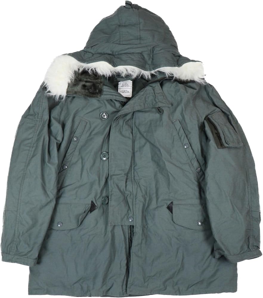 Amazon.com: US Military N3B Parka OD Green Snorkle Extreme Cold