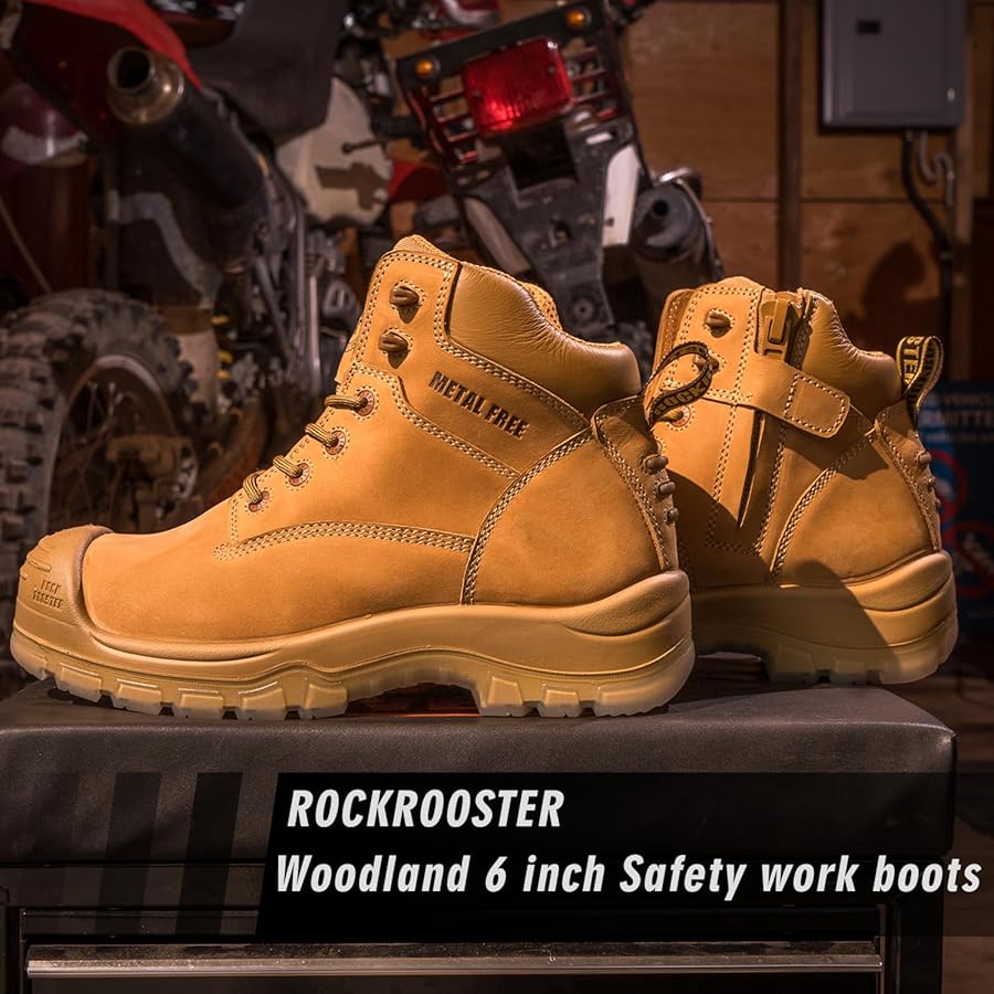Amazon.com | ROCKROOSTER Work Boots for Men, Composite toe Boots